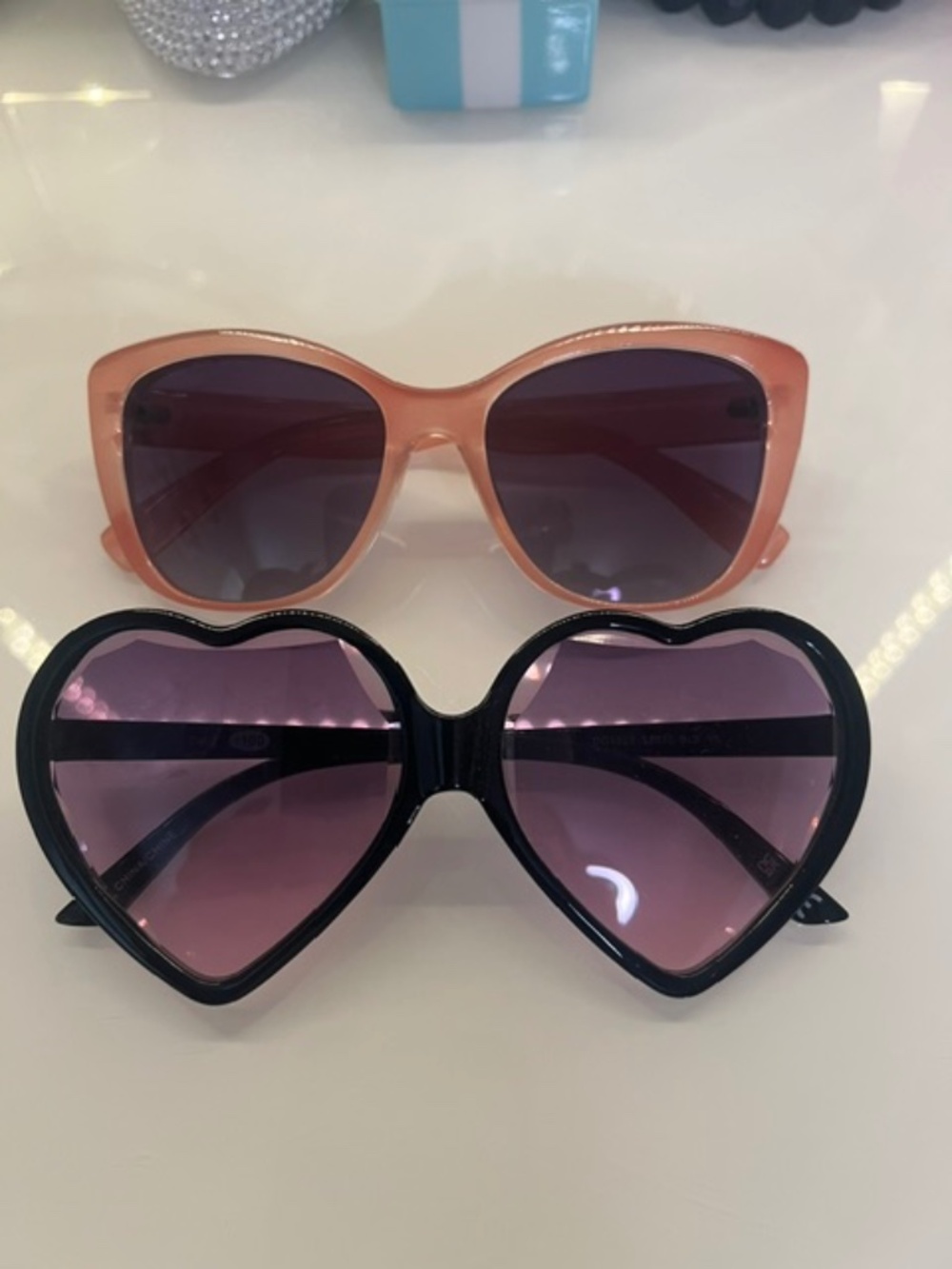Lot of 2 Sunglasses & Cases